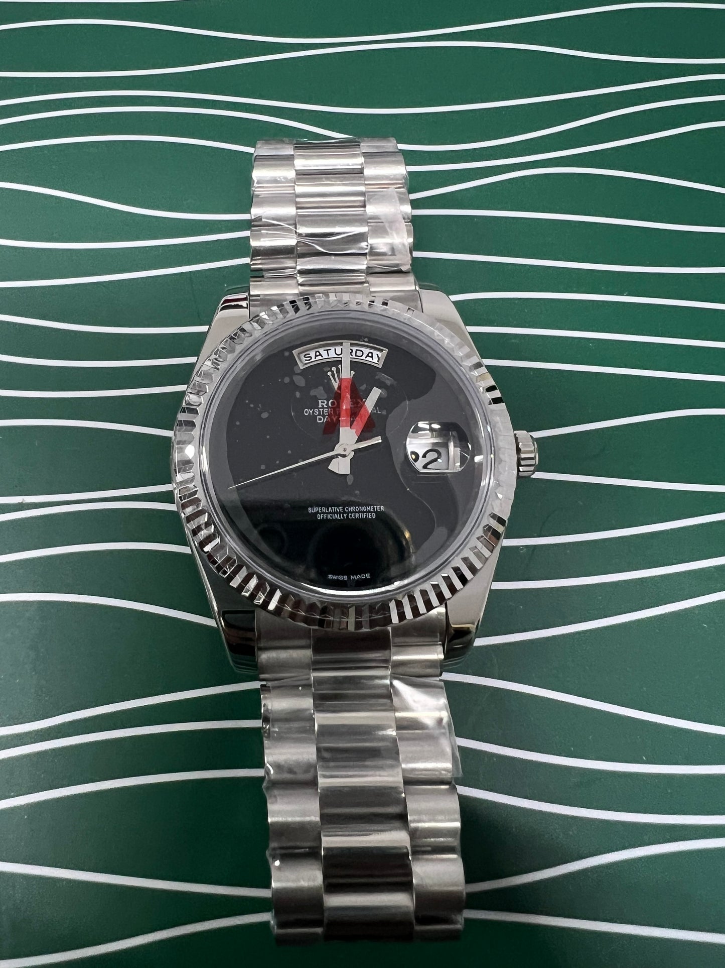 Day-Date Steel Onyx Dial 40mm