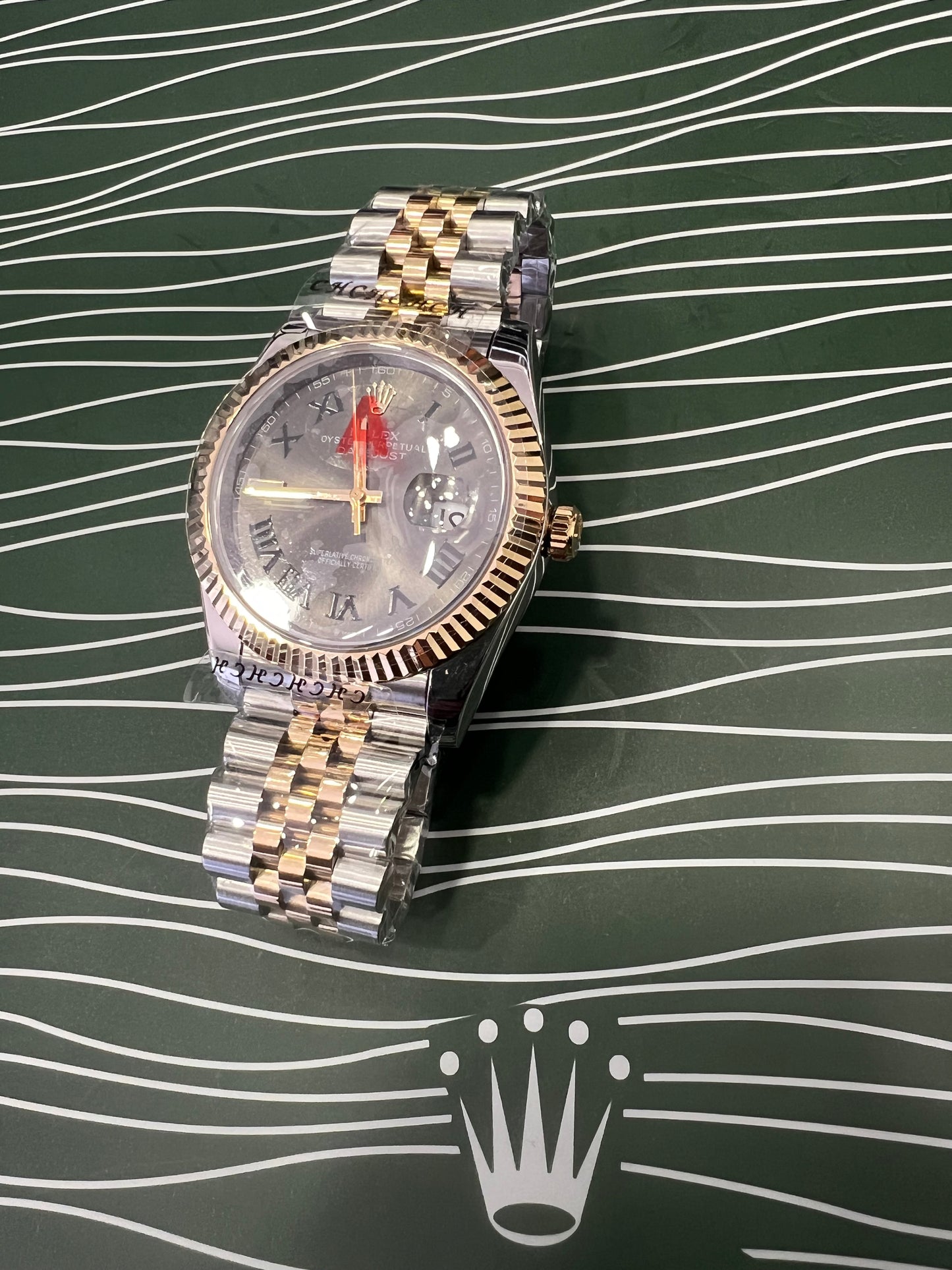 Datejust 41 Wimbledon Roman Two-Tone Yellow Gold Jubilee