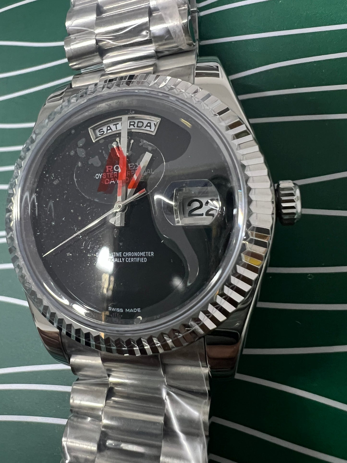 Day-Date Steel Onyx Dial 40mm