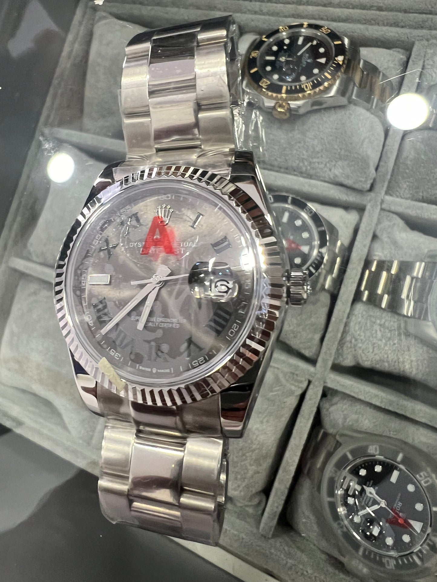 Datejust 41 Steel Roman Wimbledon Oyster