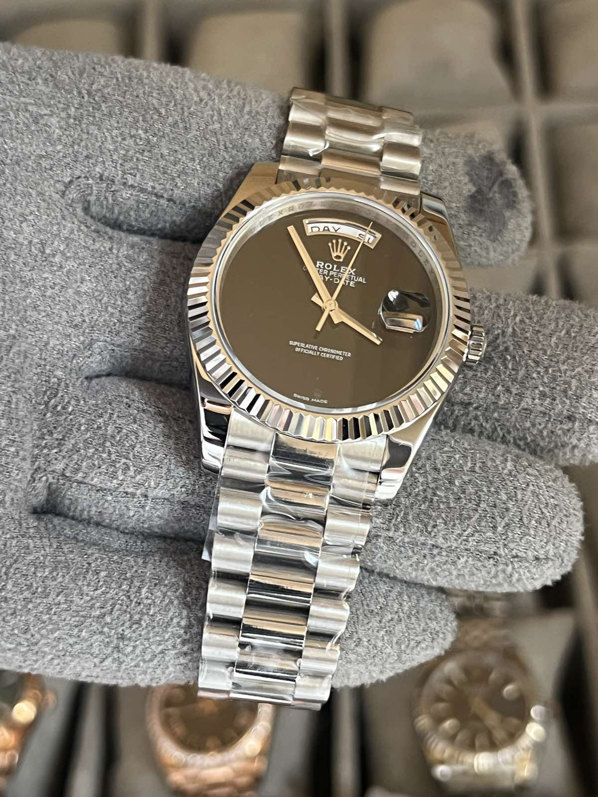 Day-Date Steel Onyx Dial 40mm