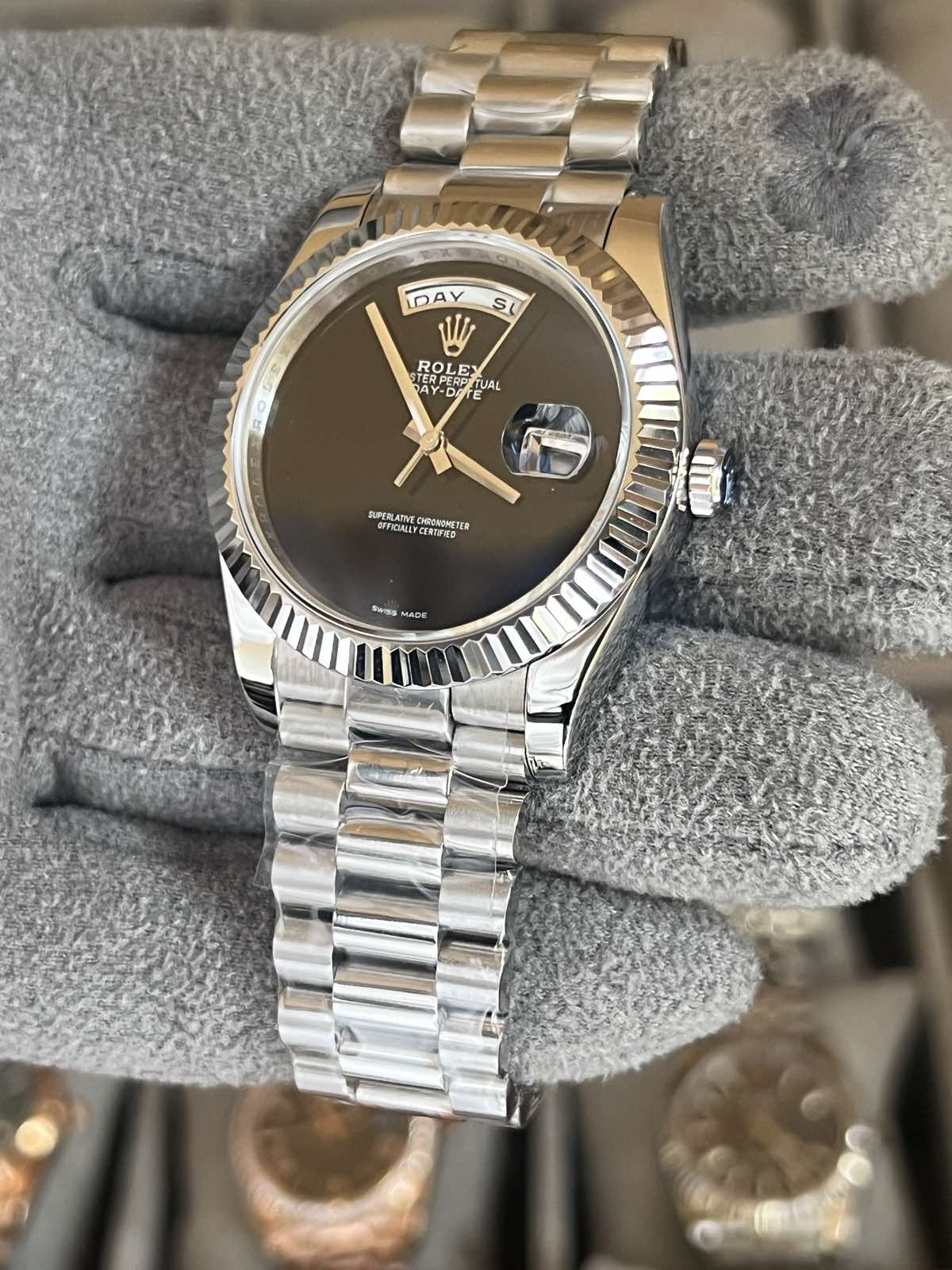 Day-Date Steel Onyx Dial 40mm