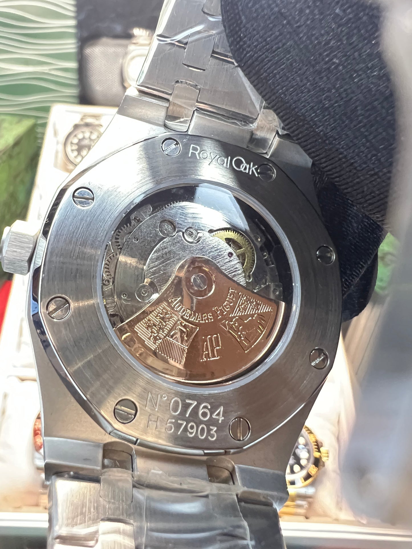 Audemars Piguet Royal Oak Selfwinding Steel Black Dial Dial 41mm