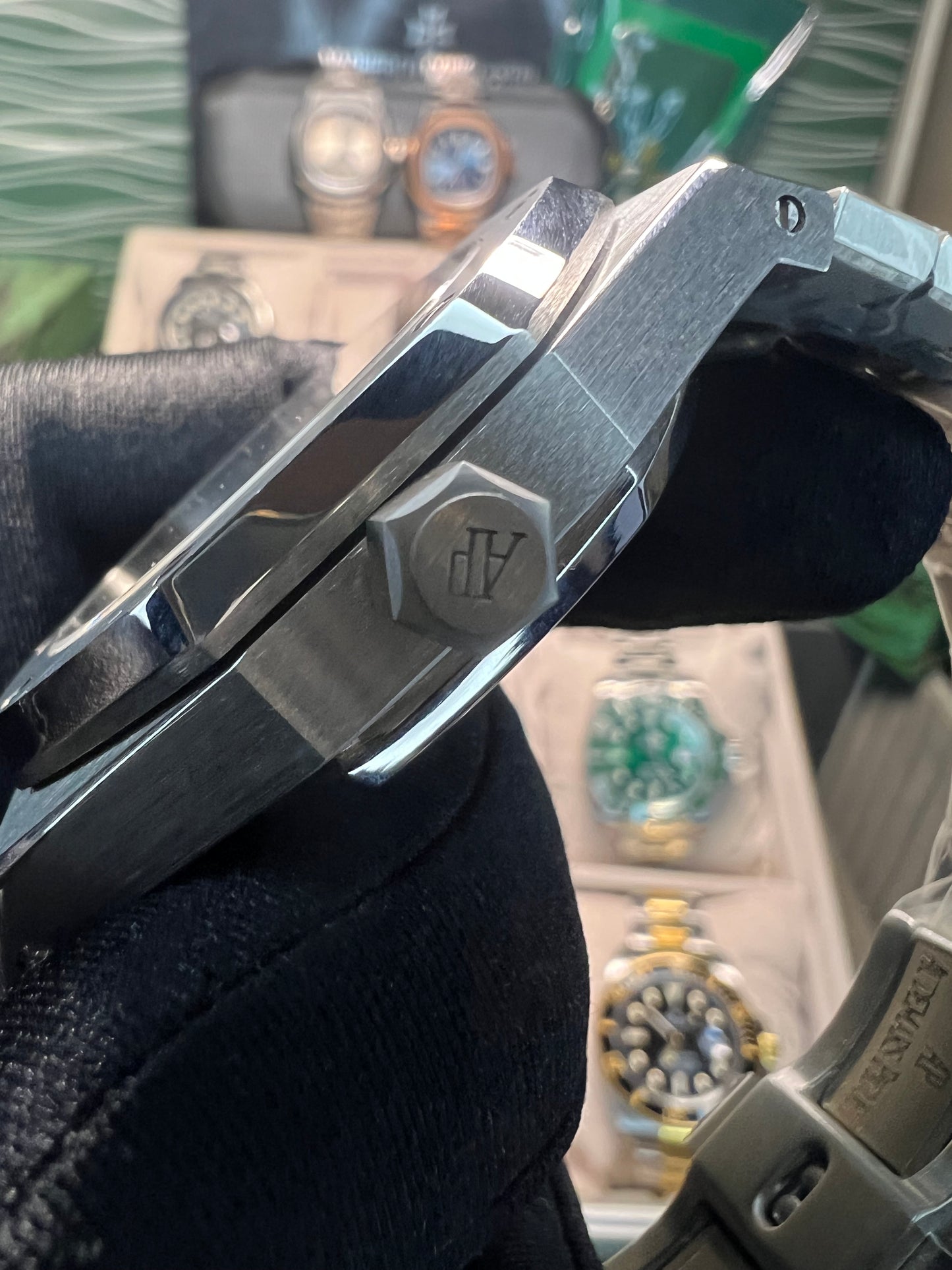 Audemars Piguet Royal Oak Selfwinding Steel Black Dial Dial 41mm