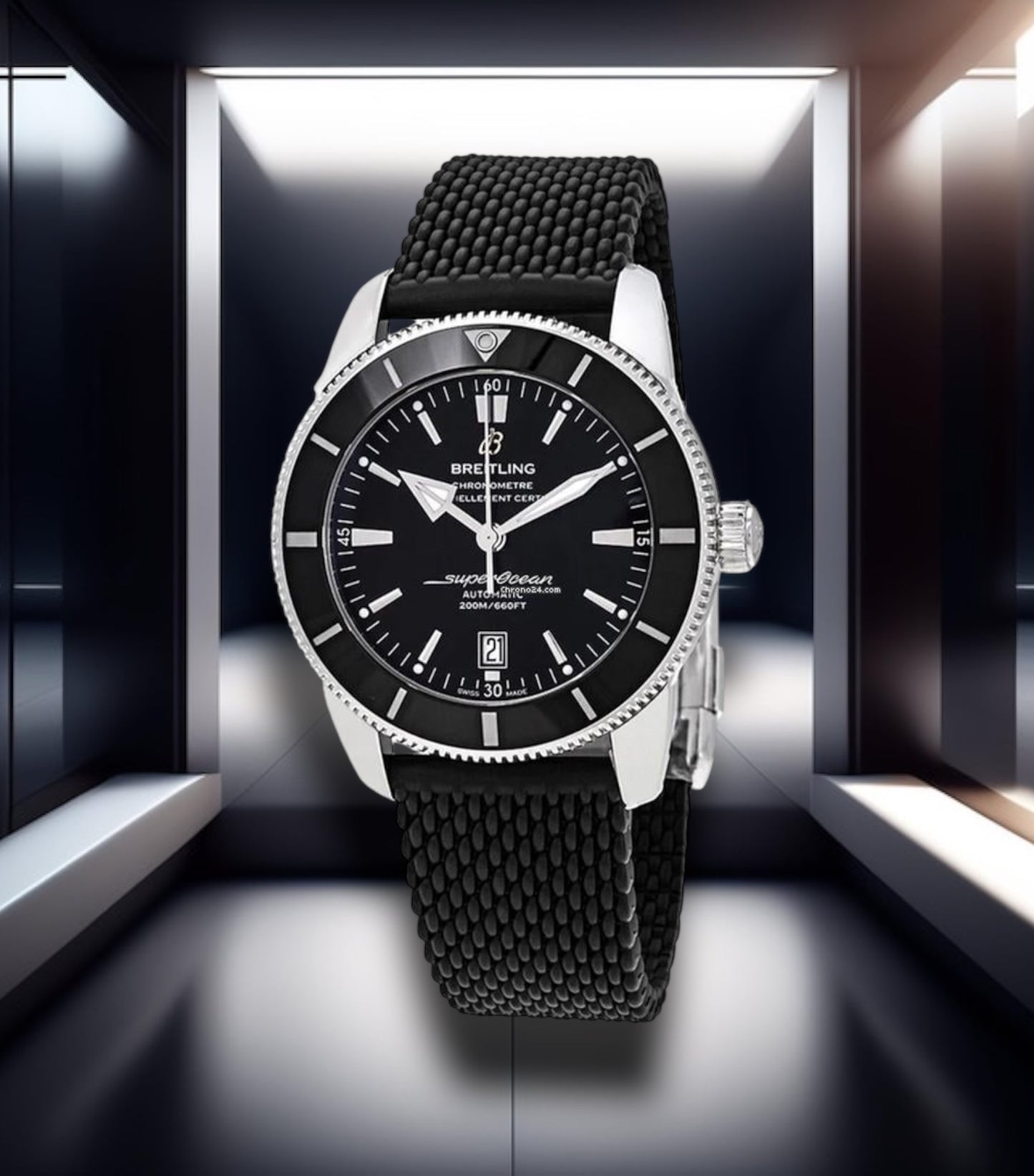 Breitling Superocean Héritage II B20 42mm Black Dial