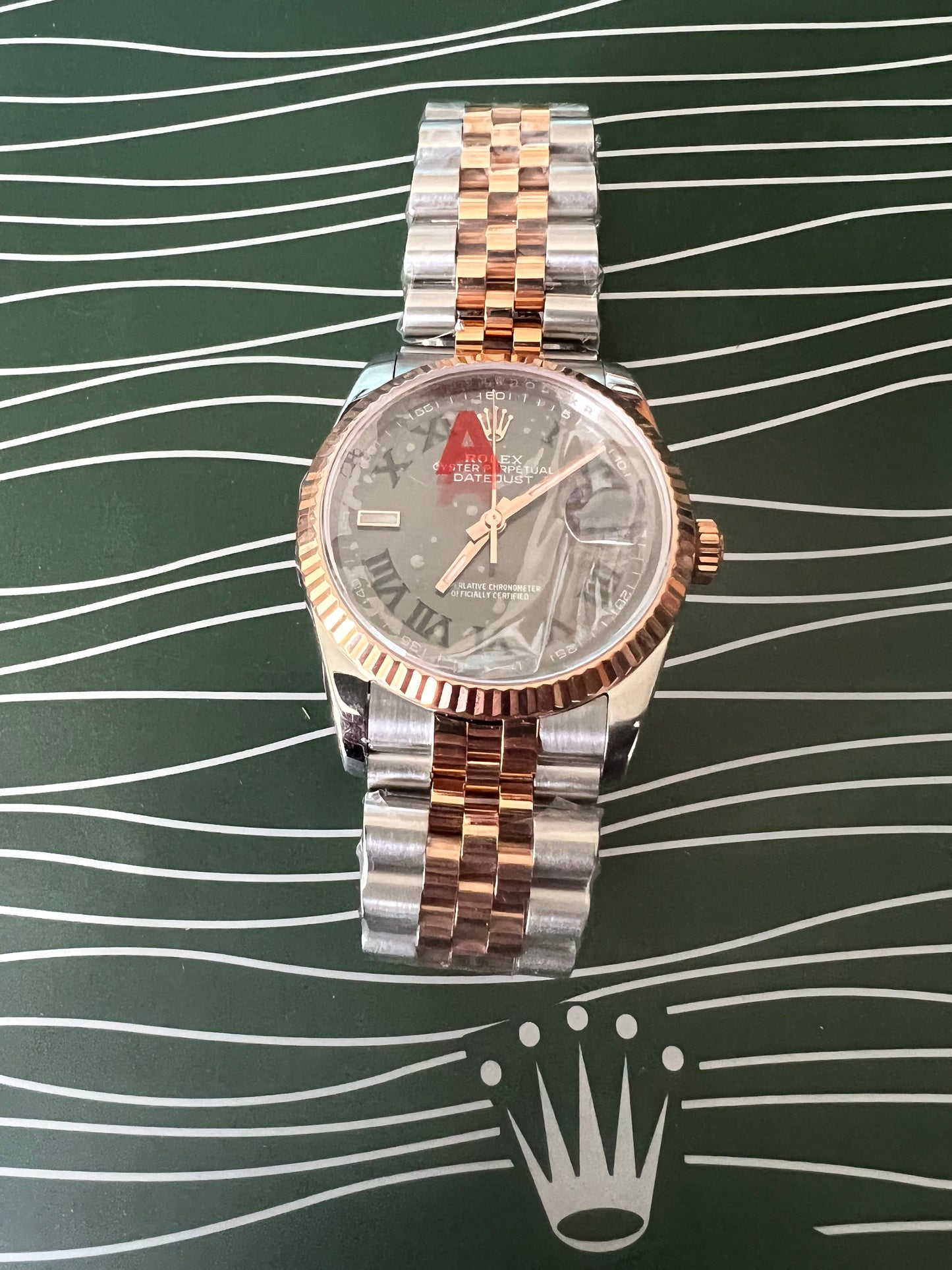 Datejust 41 Wimbledon Roman Two-Tone Yellow Gold Jubilee