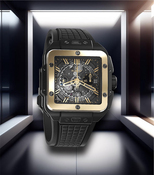 Hublot Square Bang Unico Cceramic Magic Gold 42mm