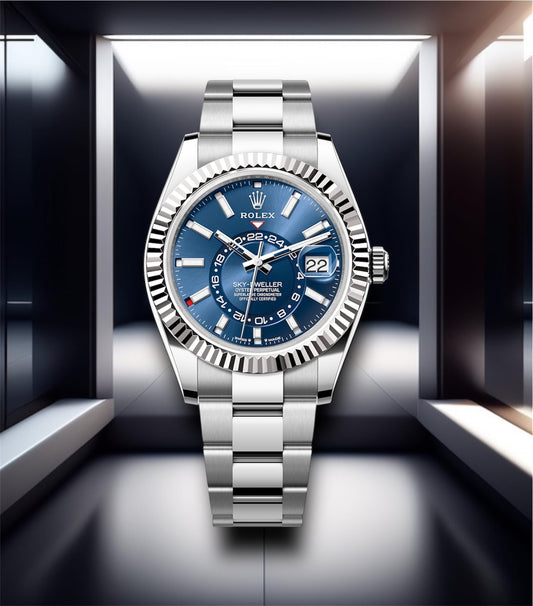 Sky Dweller Steel Blue Dial Oyster 42mm