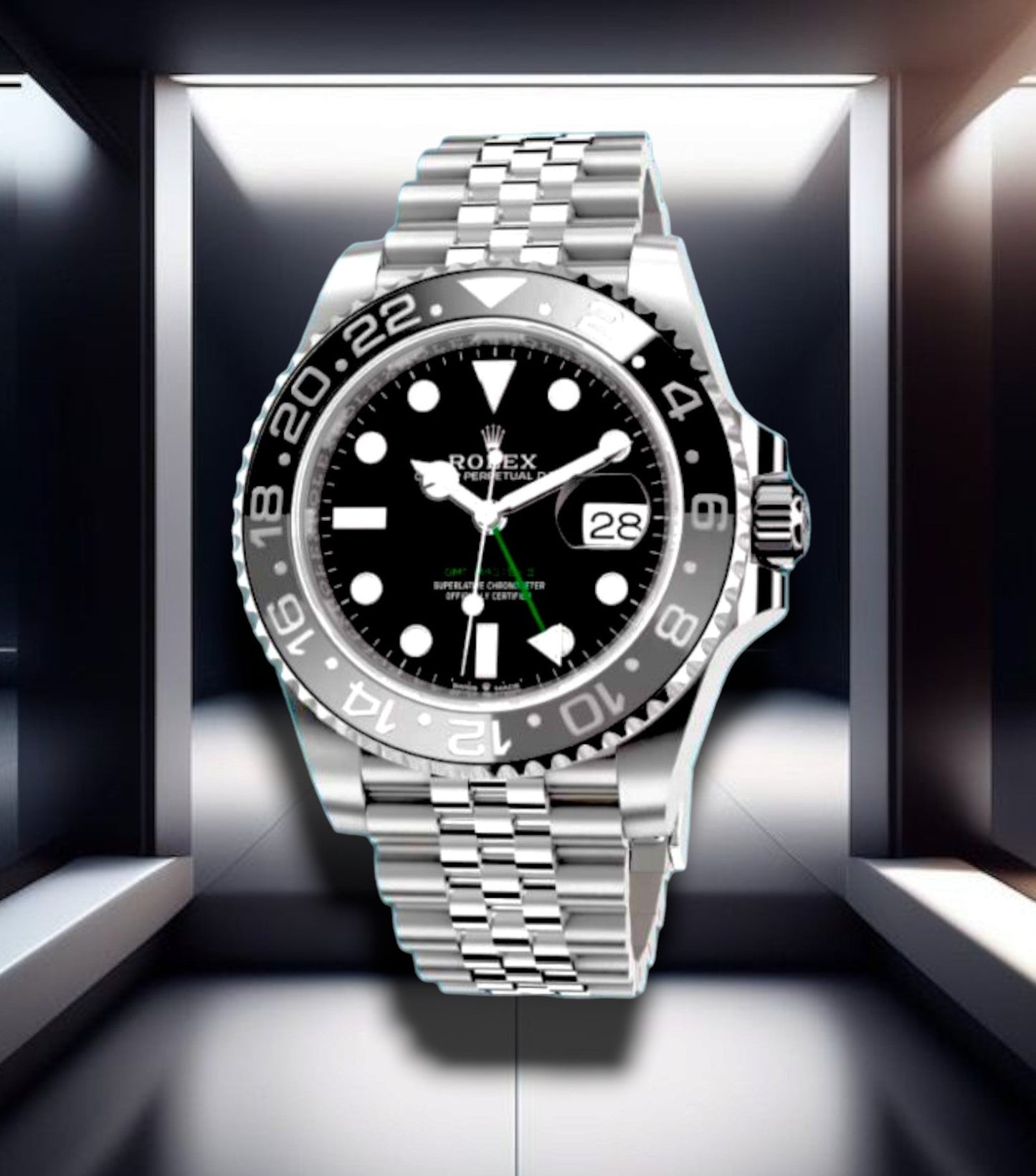 GMT-Master II (2024) “Bruce Wayne” Gray Ceramic Bezel Jubilee 40mm 