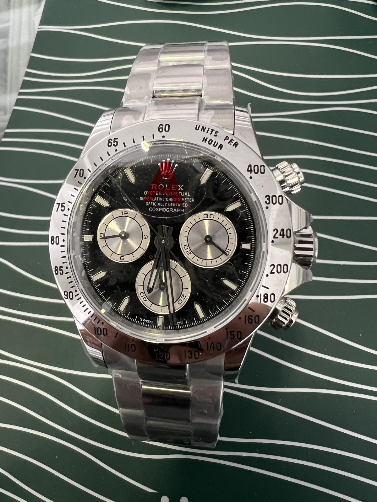 Daytona Cosmograph Steel Bright Black & Steel Dial Steel Bezel