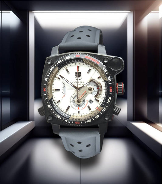 Tag Heuer Grand Carrera Men White Dial 43mm