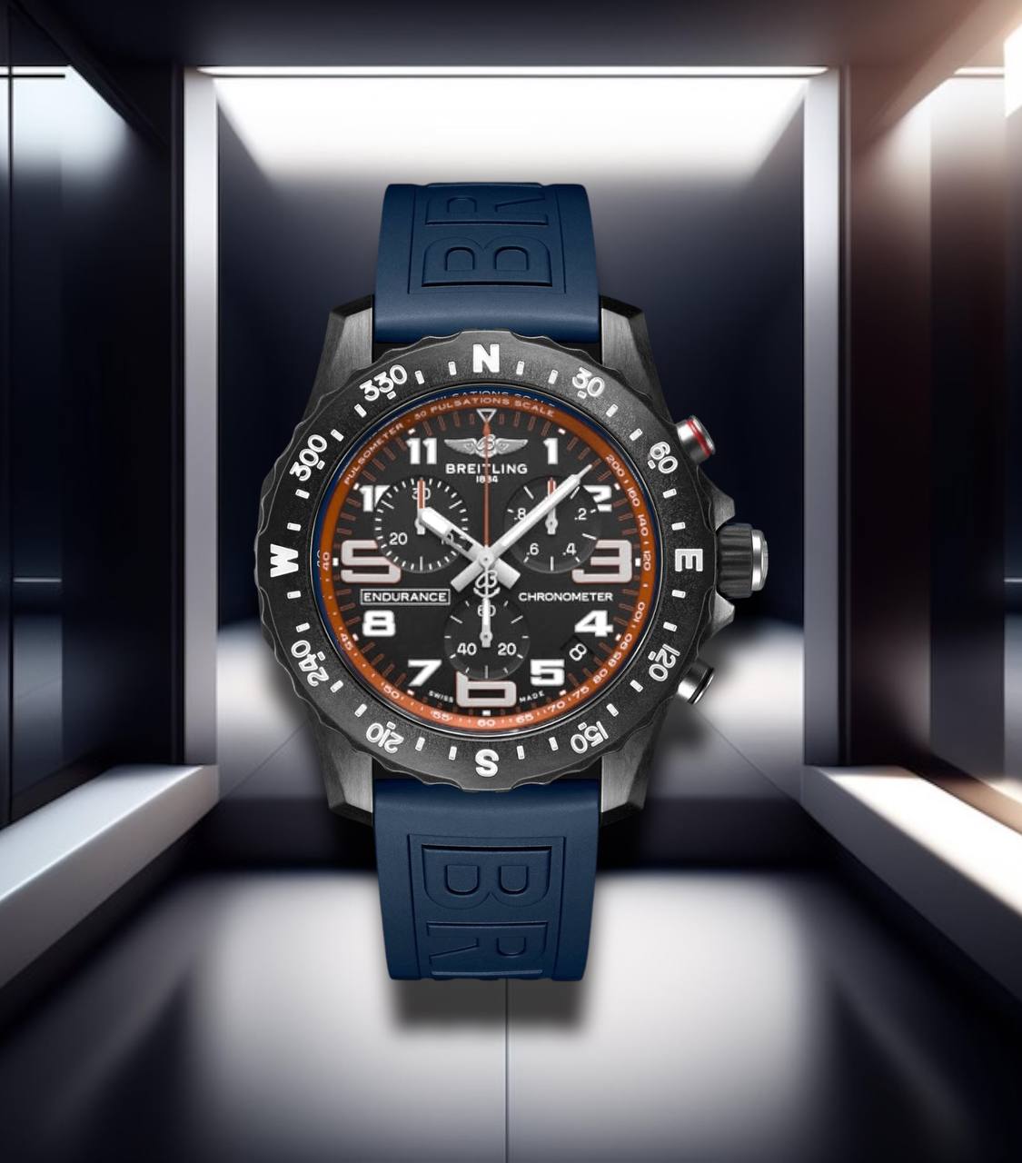 Breitling Endurance Pro Superquatz Navy blue 44mm